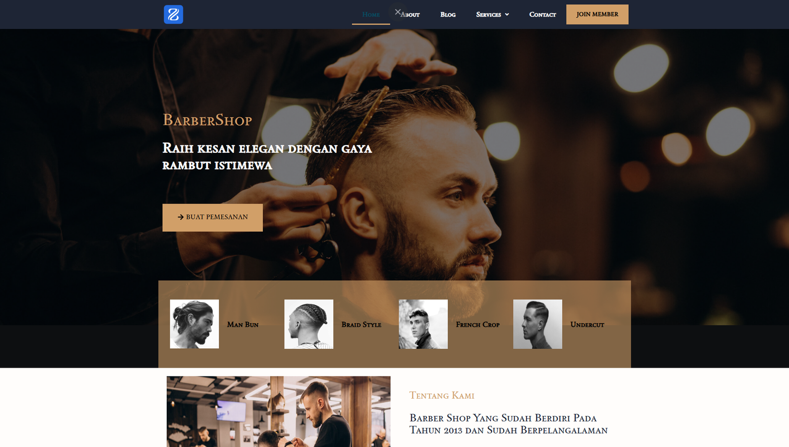 Gambar barbershop